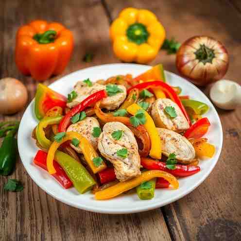 Pica Di Galinja - Chicken Bell Pepper and Onion Recipe